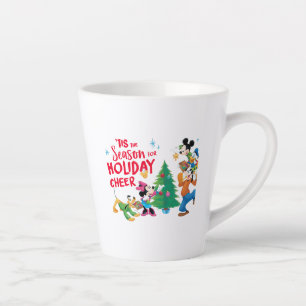 Disney   Mickey & Friends - Holiday Cheer Quote Latte Mug