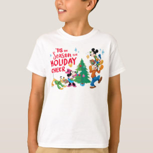 Disney Mickey & Friends - Holiday Cheer Quote T-Shirt