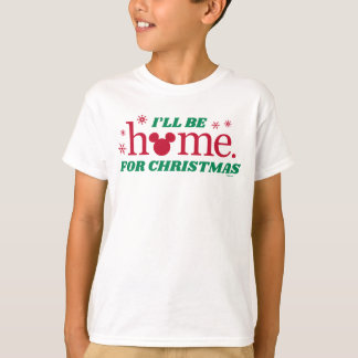 Disney | Mickey - I'll Be Home For Christmas T-Shirt