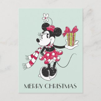 Disney | Mickey & Minnie | Holiday Stripes Pattern