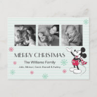 Disney | Mickey & Minnie | Holiday Stripes Pattern