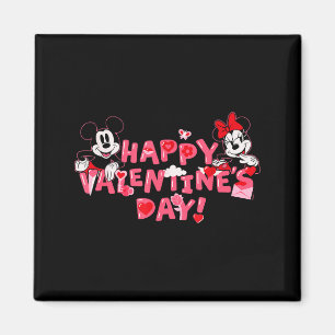 Disney Mickey Mouse And Minnie Mouse Happy Valenti Magnet