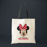 Disney | Minnie Mouse - Custom Teacher Tote Bag<br><div class="desc">Delight the special teacher in your life with the charming Minnie Mouse Tote Bag. This adorable and functional tote is more than just a bag; it's a stylish expression of gratitude for the educators who sprinkle a little magic into their classrooms every day.</div>
