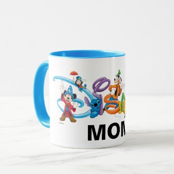 Disney Mom | Mickey And Friends Mug by DisneyLogosLetters at Zazzle