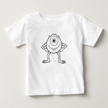 Disney Monster Inc. Mike Baby T-shirt by disneypixarmonsters at Zazzle