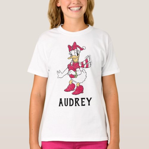Disney  Personalized Vintage Daisy Duck T_Shirt