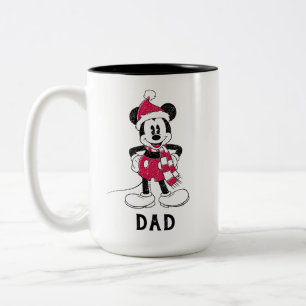 Disney Personalized Vintage Mickey Two-Tone Coffee Mug