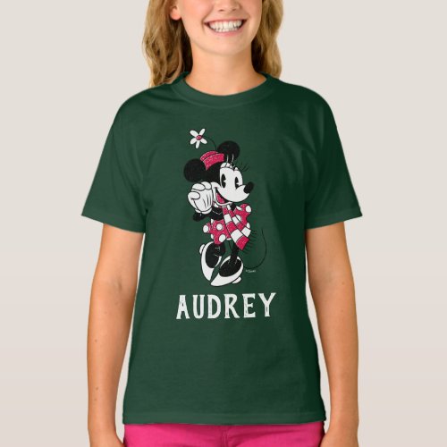 Disney  Personalized Vintage Minnie T_Shirt