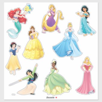 Disney Pincesses Sticker | Zazzle