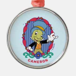 Disney Pinocchio Jiminy Cricket Metal Ornament