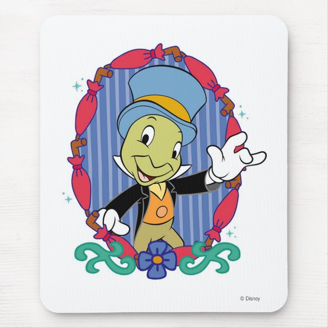 Disney Pinocchio Jiminy Cricket  Mouse Pad (Front)