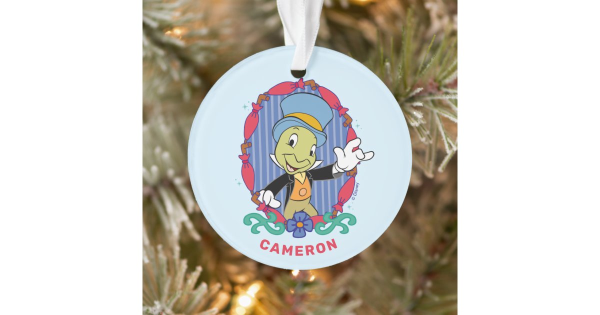 Disney Pinocchio Jiminy Cricket Ornament | Zazzle