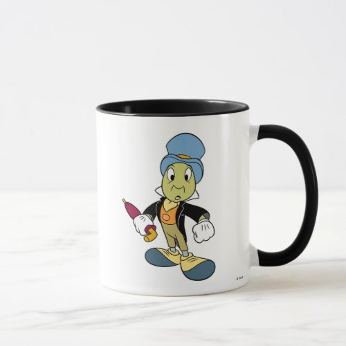 Disney Pinocchio Jiminy Cricket standing Mug