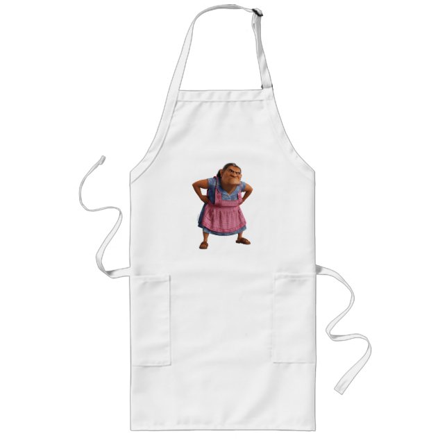 Disney Pixar Coco | Abuelita | Funny Grandmother Long Apron (Front)