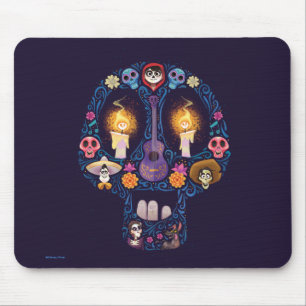 Disney Pixar Coco Character Sugar Skull Mouse Pad