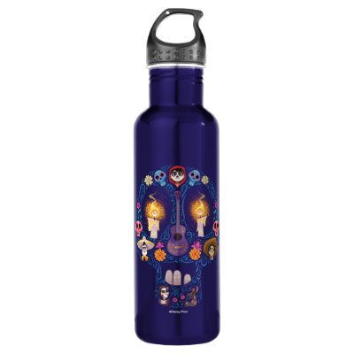 Disney Pixar Coco | Character Sugar Skull Stainless Steel Water Bottle