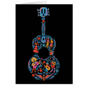Disney Pixar Coco Colorful Character Guitar