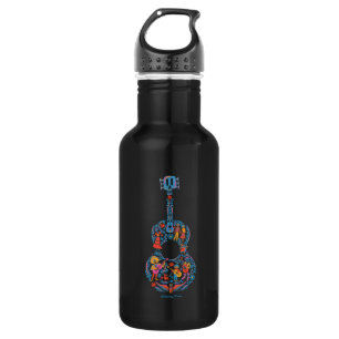 Disney Pixar Coco Colorful Character Guitar Water Bottle