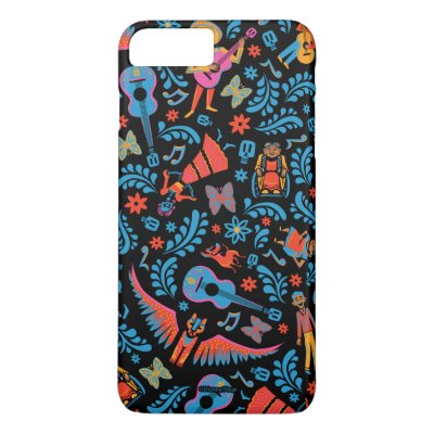 Disney Pixar Coco | Colorful Character Pattern iPhone 8 Plus/7 Plus Case