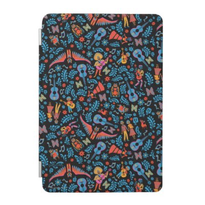 Disney Pixar Coco | Colorful Character Pattern iPad Mini Cover
