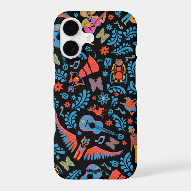 Disney Pixar Coco | Colorful Character Pattern Iphone Case (Back)