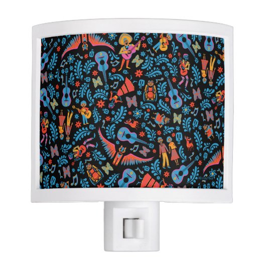Disney Pixar Coco | Colorful Character Pattern Night Light (Front)