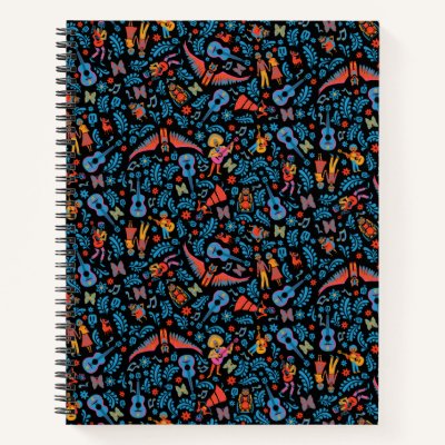 Disney Pixar Coco | Colorful Character Pattern Notebook