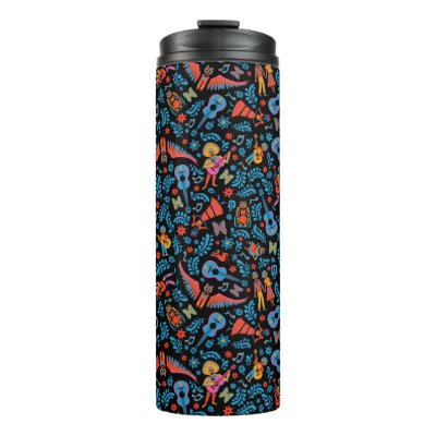 Disney Pixar Coco | Colorful Character Pattern Thermal Tumbler