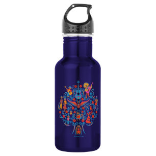 Disney Pixar Coco Colorful Character Tree Stainless Steel Water Bottle