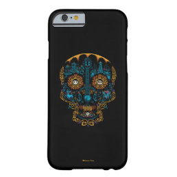 Disney Pixar Coco | Colorful Ornate Skull Guitar Barely There iPhone 6 Case
