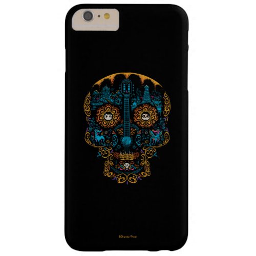 Disney Pixar Coco  Colorful Ornate Skull Guitar Barely There iPhone 6 Plus Case