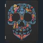Disney Pixar Coco | Colorful Sugar Skull iPad Smart Cover<br><div class="desc">This bold graphic is inspired by the smash hit Disney/Pixar movie, Coco. It features flowers, cultural patterns and all of your favorite kids characters styled as a sugar skull. Representing Día De Los Muertos (Day of the Dead) this cultural folk art celebrates music, family and the indigenous cultures of Mexico....</div>