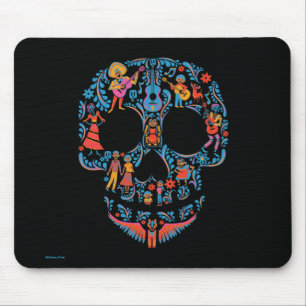 Disney Pixar Coco Colorful Sugar Skull Mouse Pad