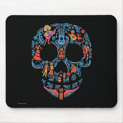 Disney Pixar Coco | Colorful Sugar Skull Mouse Pad