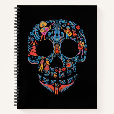 Disney Pixar Coco | Colorful Sugar Skull Notebook