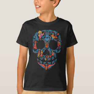 Disney Pixar Coco Colorful Sugar Skull T-Shirt
