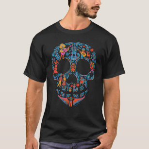 Disney Pixar Coco   Colorful Sugar Skull T-Shirt