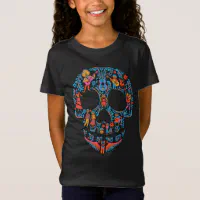 Disney Pixar Coco Colorful Sugar Skull T Shirt Zazzle