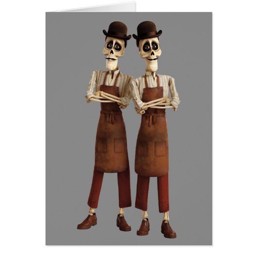 Disney Pixar Coco | Cool Twin Skeletons Cards (Front)