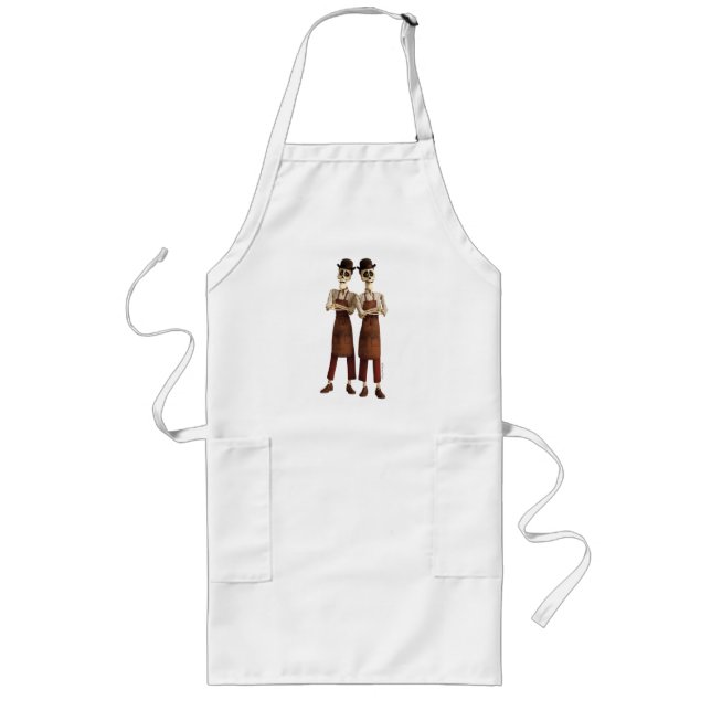 Disney Pixar Coco | Cool Twin Skeletons Long Apron (Front)
