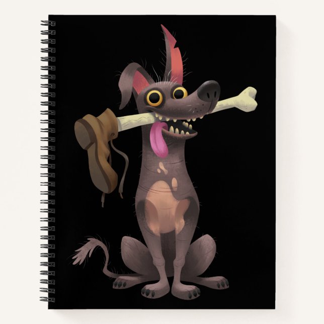 Disney Pixar Coco | Dante | Funny Bone with Shoe Notebook (Front)
