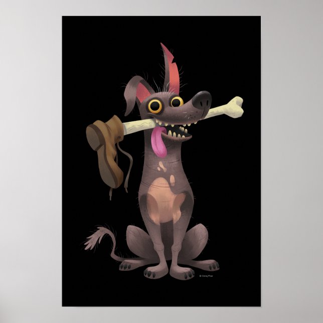 Disney Pixar Coco | Dante | Funny Bone with Shoe Poster (Front)