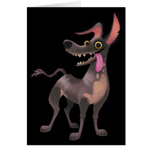 Disney Pixar Coco | Dante | Funny Tongue Out Cards (Front)