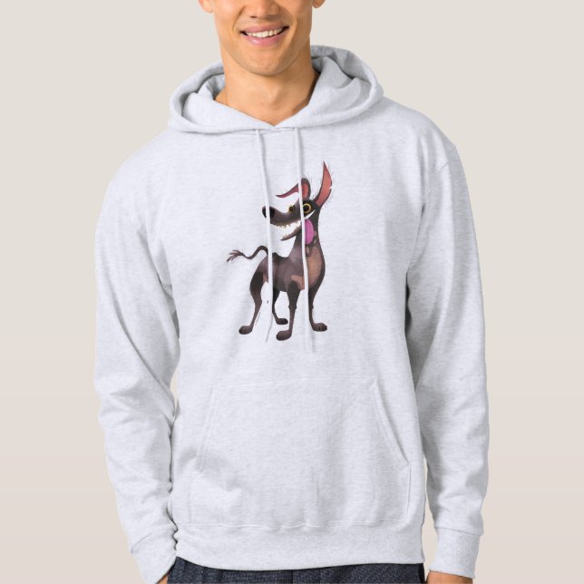 Disney Pixar Coco | Dante | Funny Tongue Out Hoodie (Front)