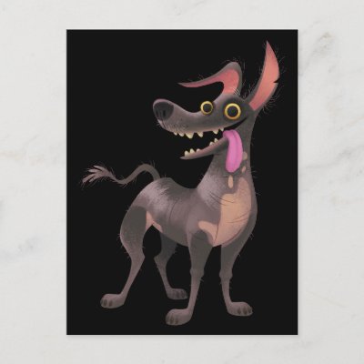 Disney Pixar Coco | Dante | Funny Tongue Out Postcard