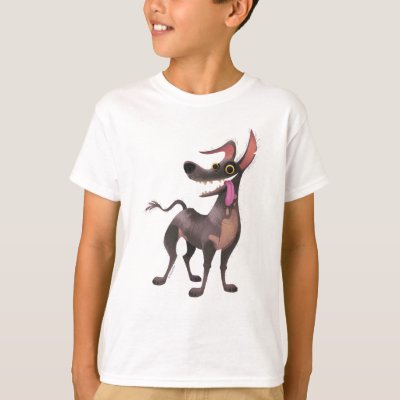 Disney Pixar Coco | Dante | Funny Tongue Out T-Shirt