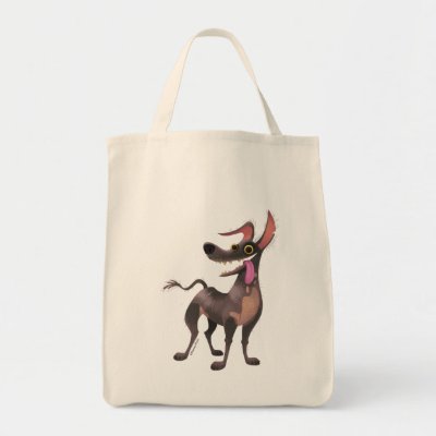Disney Pixar Coco | Dante | Funny Tongue Out Tote Bag