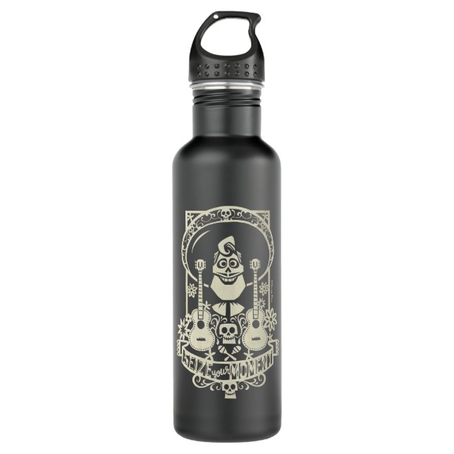 Disney Pixar Coco | Ernesto - Funny Quote Stainless Steel Water Bottle (Front)