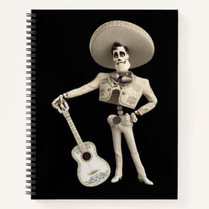 Disney Pixar Coco Ernesto Holding Guitar Notebook
