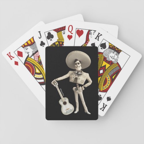 Disney Pixar Coco  Ernesto  Holding Guitar Poker Cards